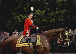 London Hm The Queen Postcard