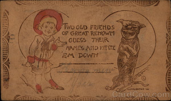 Two Old Friends Buster Brown Leather