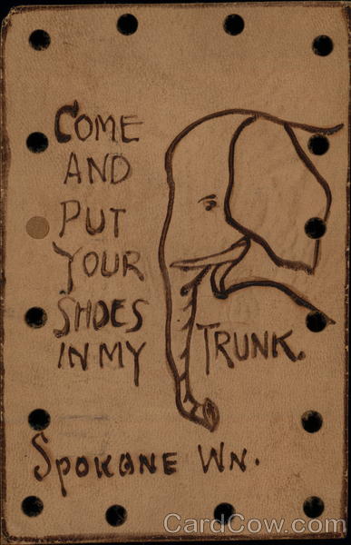 Come And Put Your Shdes In My Trunk Spokane Washington
