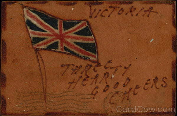 Three Hearty Good Cheers Victoria BC Canada Leather
