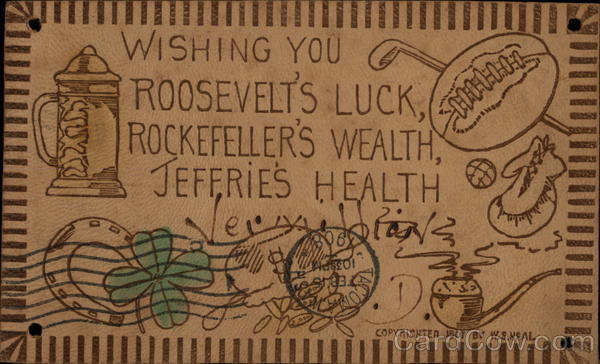 Wishing You Roosevelt's Luck Leather