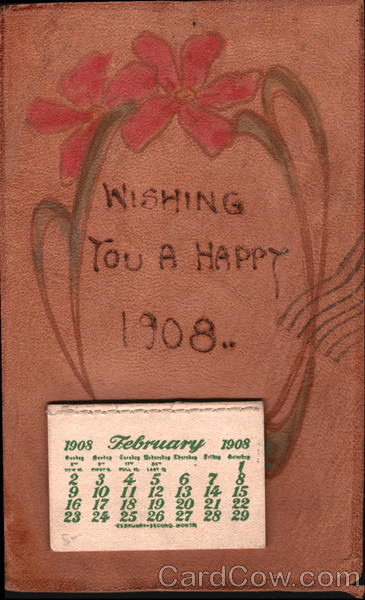 Wishing You A Happy 1908 Leather