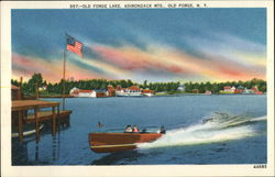 Lot of 100: Boating on Old Forge Lake New York