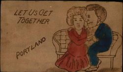 Let Us Get Together Postcard