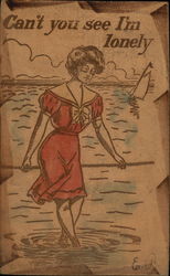 Can't You See I'm Lonely Postcard