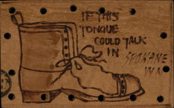 If This Tongue Could Talk In Spokane Postcard