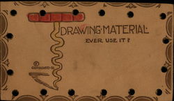 Drawing Material Ever Use It? Postcard