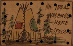 An Ideal Washington Home Postcard