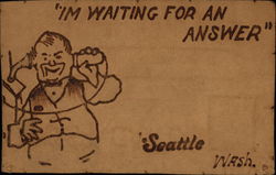 I'm Waiting For An Answer Postcard