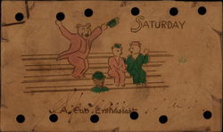 Saturday A Cub Enthusiast Postcard