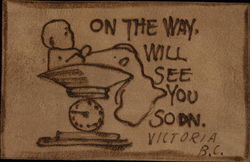 On The Way Will See You Soon Postcard