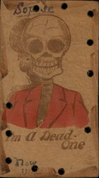 I'm A Dead One Postcard