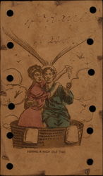 Having A High Old Time Postcard