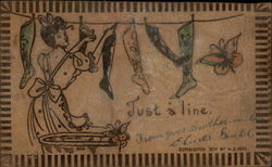 Just A Line Postcard