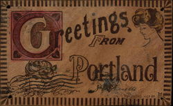 Greetings From Portland Postcard