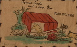 Excuse Haste And A Poor Pen Postcard