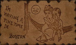 I'm Having A Fine Time In Boston Postcard