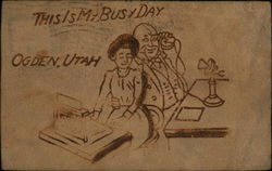 This Is My Busy Day Postcard