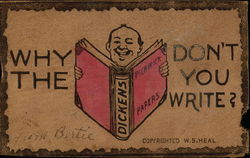 Why The Don't You Write? Postcard
