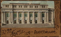 A. Y. P. E. Seattle Auditorium Postcard