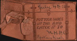 Put Your Shoes In This And Check It To Postcard