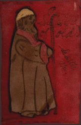 A Shepherd Of Old Postcard