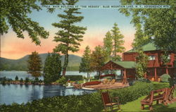 Main Building at "The Hedges," Adirondack Mts. Blue Mountain Lake, NY Postcard Postcard Postcard