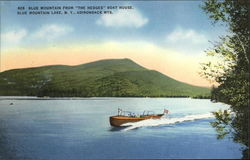 Lot of 100: Blue Mountain from The Hedges Boat House Blue Mountain Lake, NY Postcard Postcard Postcard