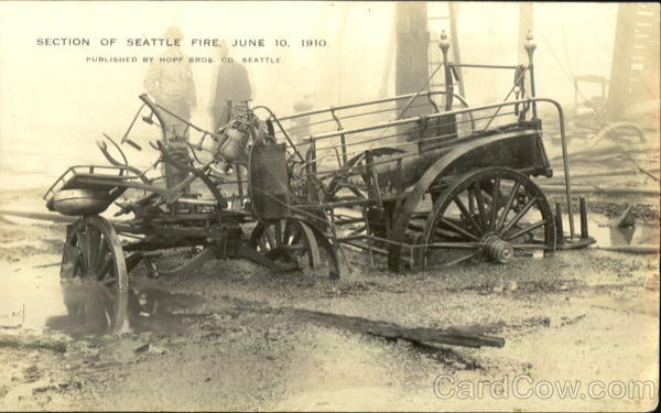 Section Of Seattle Fire 1910 Washington