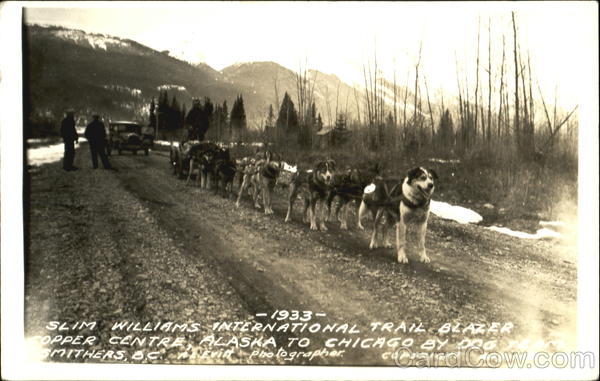 Dog Sled Slim Williams International Trail Blazer Alaska