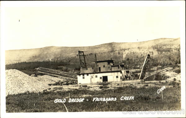 Gold Dredge, Fairbanks Creek Alaska
