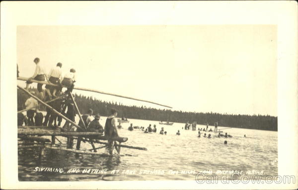 Swimming And Bathing At Lake Spenard Anchorage Alaska