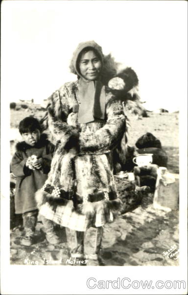Eskimo Natives King Island Alaska
