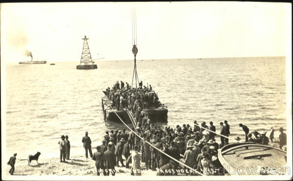 SS Victoria Landing Passengers 1912 Nome Alaska