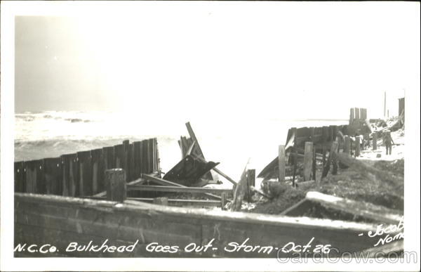 N. C. Co. Bulkhead Goes Out – Storm Oct. 26 Nome Alaska