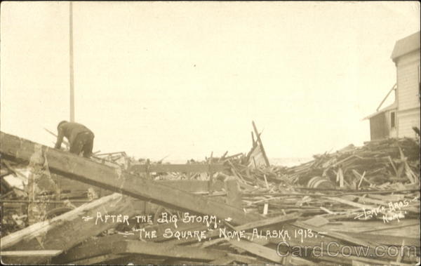 After The Big Storm, The Square Nome Alaska