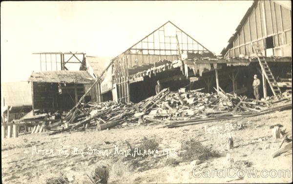 After The Big Storm 1913 Nome Alaska