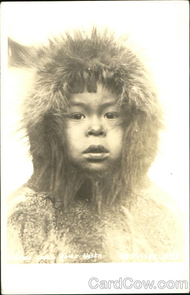 Eskimo Child Nome Alaska Native Americana