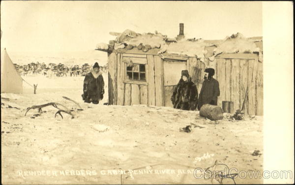 Reindeer Herders Cabin, Penny River Nome Alaska Dobbs