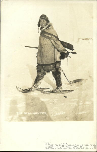 Eskimo Seal Hunter Snowshoes Dobbs Native Americana