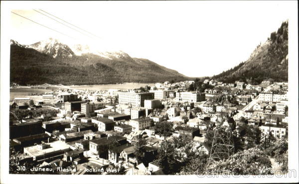 Looking West Juneau Alaska