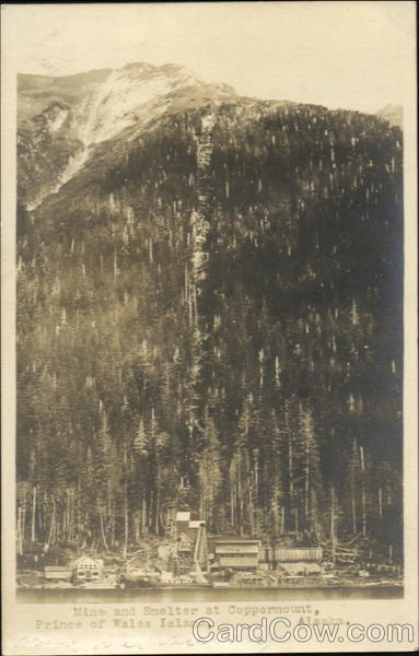 Mine And Smelter At Coppermount Prince of Wales Island Alaska