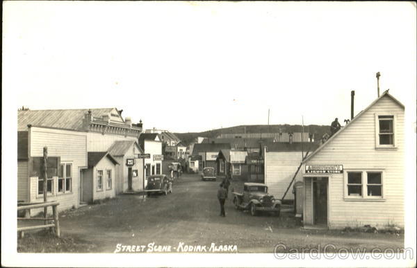 Street Scene Kodiak Alaska