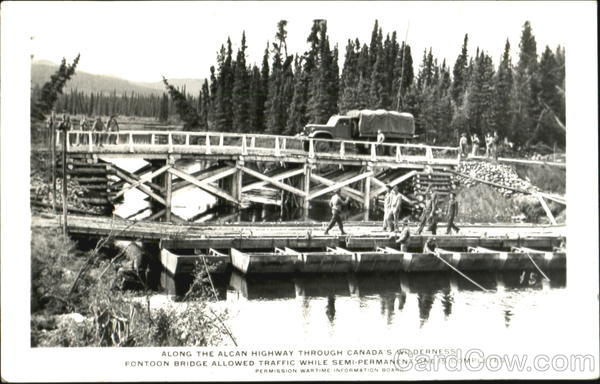 Along the Alcan highway YT Canada Yukon Territory