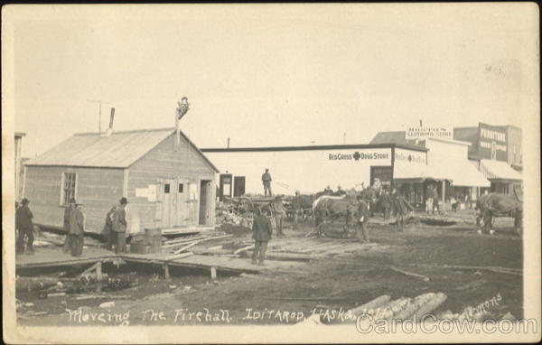 Moving The Firehall Iditarod Alaska