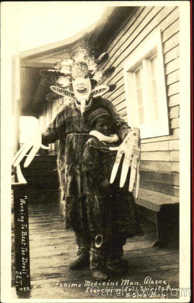 Eskimo Medicine Man Alaska Native Americana