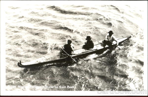 Alaska Bidarka Skin Boat