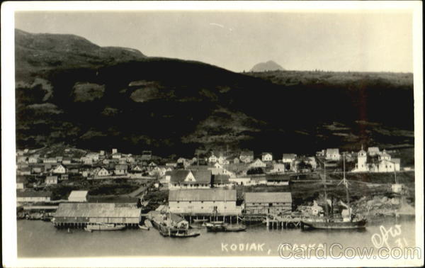 Harbor Scene Kodiak Alaska