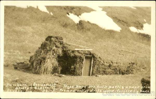 Barabara Residence Huts Akutan Alaska