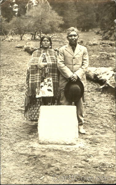 William Charley & Wife Warm Springs Native Americana